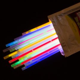 AstroGlow Glow in the Dark Drinking Straws – 25 pack